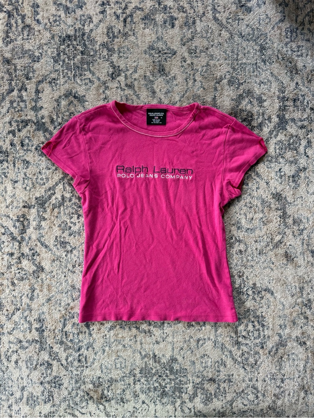 Ralph Lauren Polo Jeans Hot Pink Tee